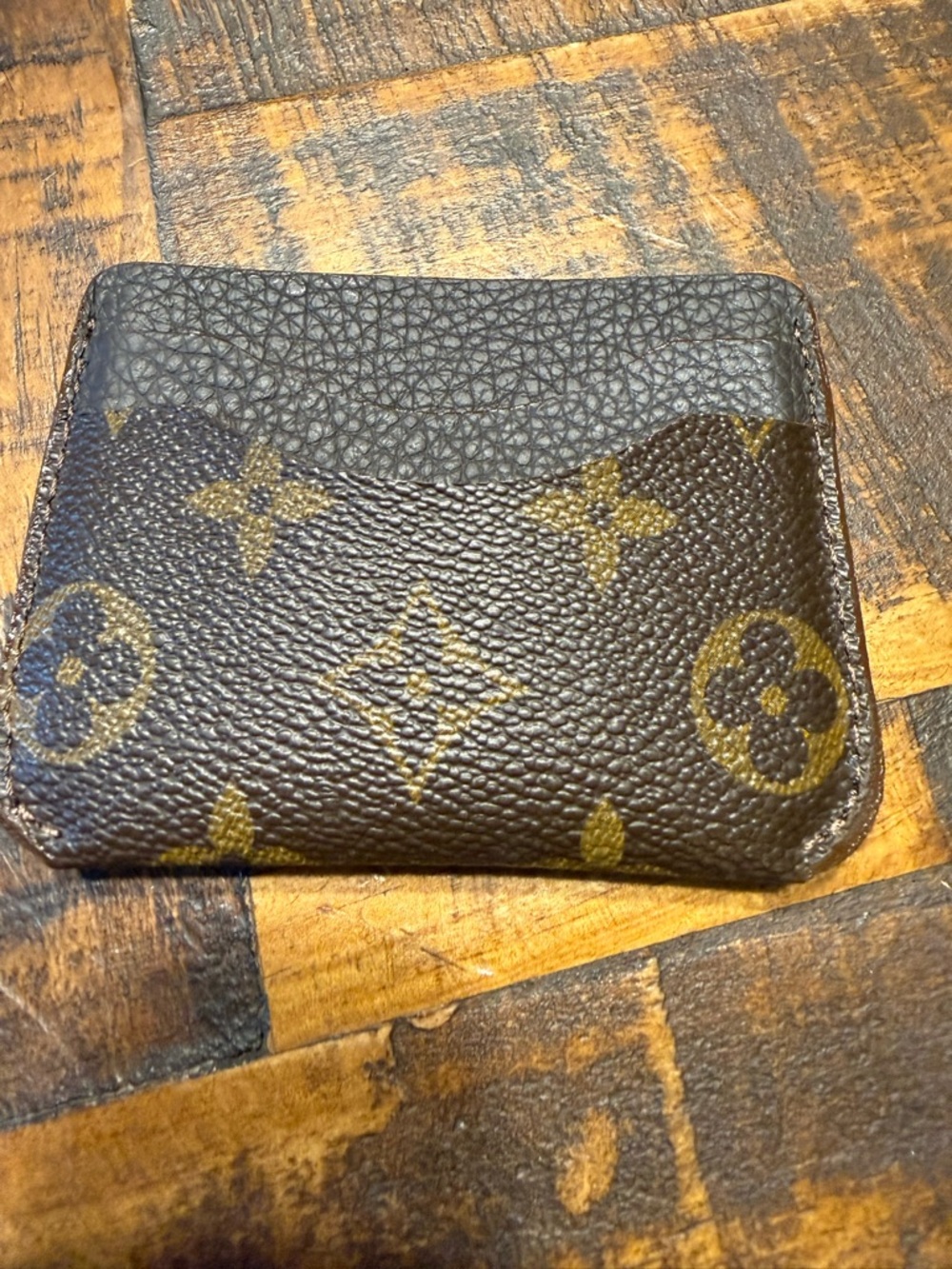 Louis Vuitton Monogram Brown & Gold Card Holder - Picture 2 of 3